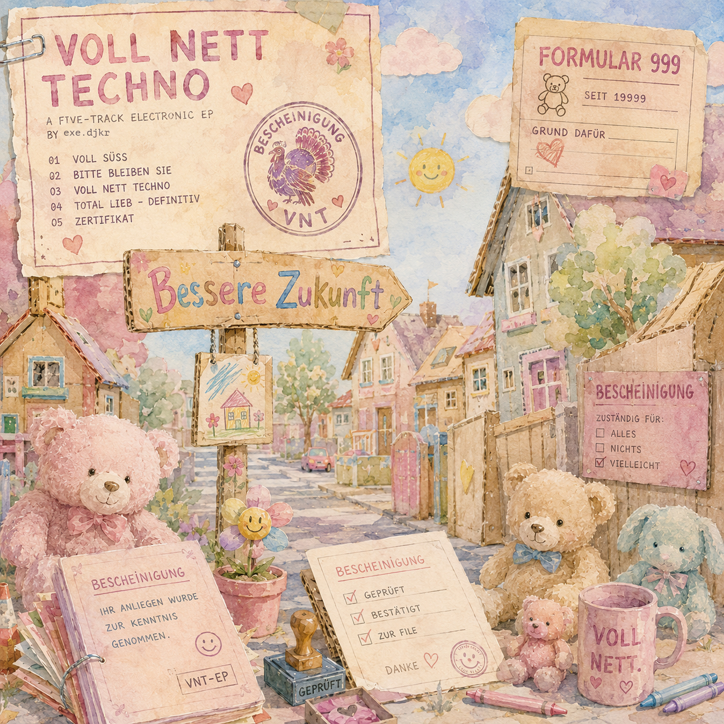 Voll Nett Techno — cover